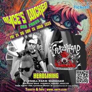 Friday headline Ian Andersons 
Crazyhead and the headonists